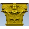 Капитель коринфская - 3D модель STL для ЧПУ