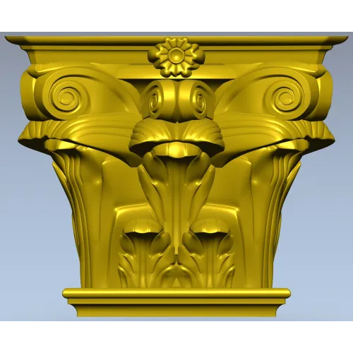 Капитель коринфская - 3D модель STL для ЧПУ