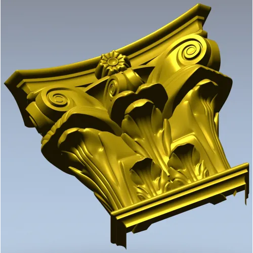 Капитель коринфская - 3D модель STL для ЧПУ