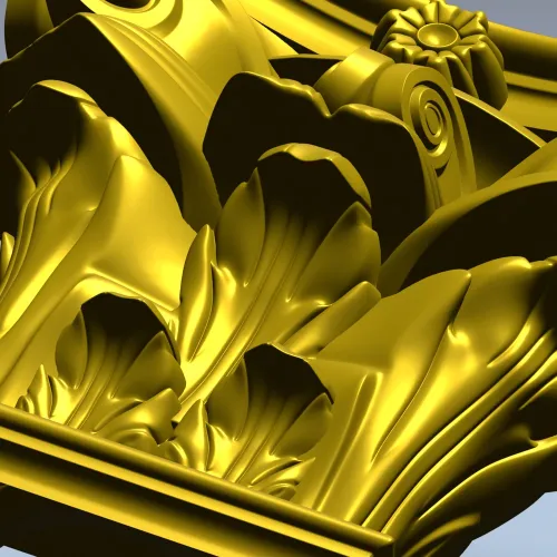 Капитель коринфская - 3D модель STL для ЧПУ