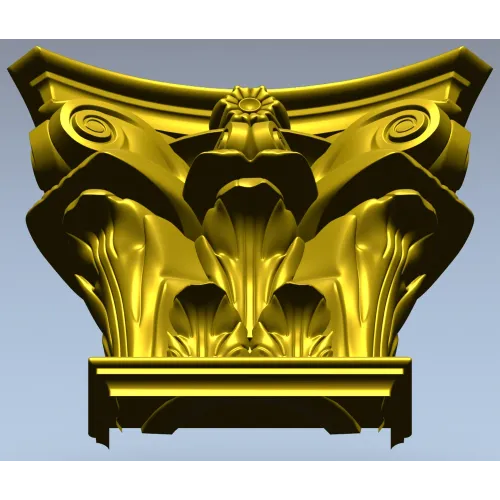 Капитель коринфская - 3D модель STL для ЧПУ
