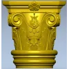 Капитель коринфская - 3D модель в формате STL для ЧПУ