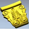 Капитель с акантовыми листьями - STL модель для ЧПУ