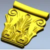Капитель с акантовыми листьями - STL модель для ЧПУ