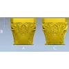 Капитель классическая с пальметтой - 3D модель в формате STL для ЧПУ