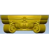 Ornamental Rosette Capital - STL 3D model for CNC milling
