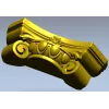 Ornamental Rosette Capital - STL 3D model for CNC milling
