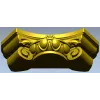 Ornamental Rosette Capital - STL 3D model for CNC milling