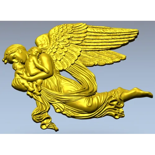 Guardian Angel Embrace STL