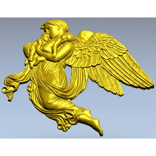 Guardian Angel Embrace STL