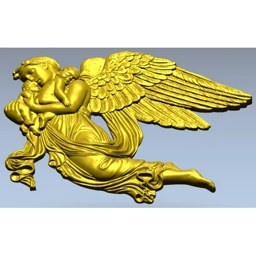 Guardian Angel Embrace STL