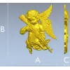 Ангел с автоматом - 3D модель в формате STL для ЧПУ