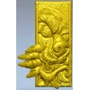 Wolf's Grasp - high-relief wolf plaque STL for CNC