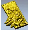 Wolf's Grasp - high-relief wolf plaque STL for CNC
