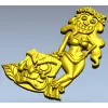 Hula Tiki Maiden - STL 3D model for CNC carving