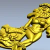 Hula Tiki Maiden - STL 3D model for CNC carving