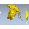 Голова спартанца - 3D модель в формате STL для ЧПУ