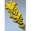 Декоративная виноградная гирлянда для ЧПУ (STL)