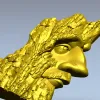 Древесный Лик - рельефная stl модель панно для ЧПУ
