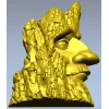 Древесный Лик - рельефная stl модель панно для ЧПУ