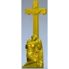3D модель "Скорбящая у креста" - STL для ЧПУ фрезеровки