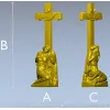 3D модель "Скорбящая у креста" - STL для ЧПУ фрезеровки