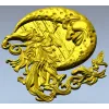 Звездочёт и Луна - 3D панно STL для ЧПУ