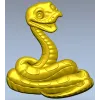 Змея - 3D модель STL для ЧПУ
