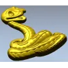 Змея - 3D модель STL для ЧПУ