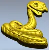 Змея - 3D модель STL для ЧПУ