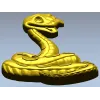 Змея - 3D модель STL для ЧПУ