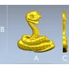 Змея - 3D модель STL для ЧПУ