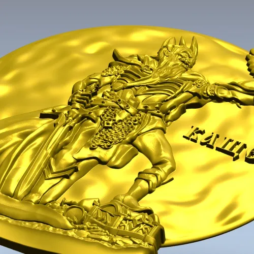 Kashchey the Immortal medallion 3D STL for CNC
