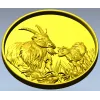 Goat and Kid Relief - STL 3D model for CNC