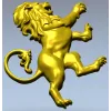 Гербовый лев - 3D модель STL для ЧПУ