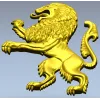 Геральдический лев - 3D модель в формате STL