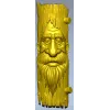 Лесовик - 3D модель STL для ЧПУ, барельеф пня с лицом