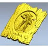 3D модель панно "Леший" - STL для ЧПУ