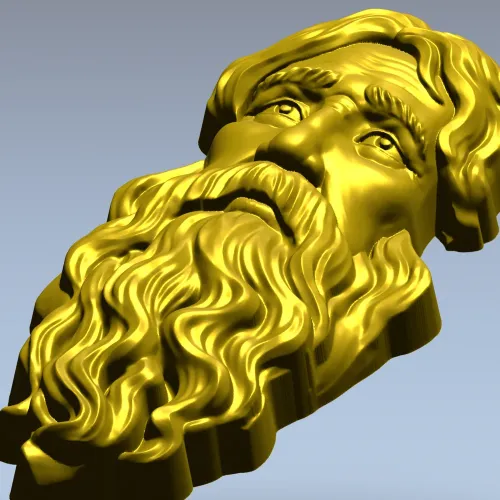 Лик Винодела - 3D модель (STL) для ЧПУ