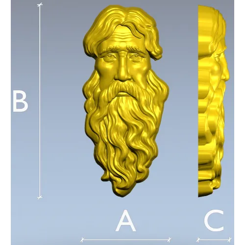 Лик Винодела - 3D модель (STL) для ЧПУ
