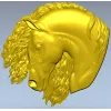 Рельефная 3D модель головы лошади в формате STL для ЧПУ