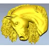 Рельефная 3D модель головы лошади в формате STL для ЧПУ