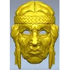 STL модель маски "Маска Старого Вождя" для ЧПУ