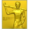 Рельефная панель "Мексиканский беспризорник" - STL для ЧПУ