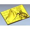 Remembrance banner bas-relief STL for CNC
