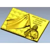 Remembrance banner bas-relief STL for CNC