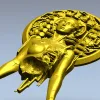 Haloed Cyborg Maiden - STL 3D model for CNC