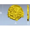 Медальон с колибри - 3D модель STL для ЧПУ