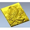 Орёл и Волк - рельефная 3D модель STL для ЧПУ