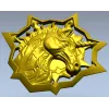 3D модель STL "Геральдический Единорог" для ЧПУ фрезера